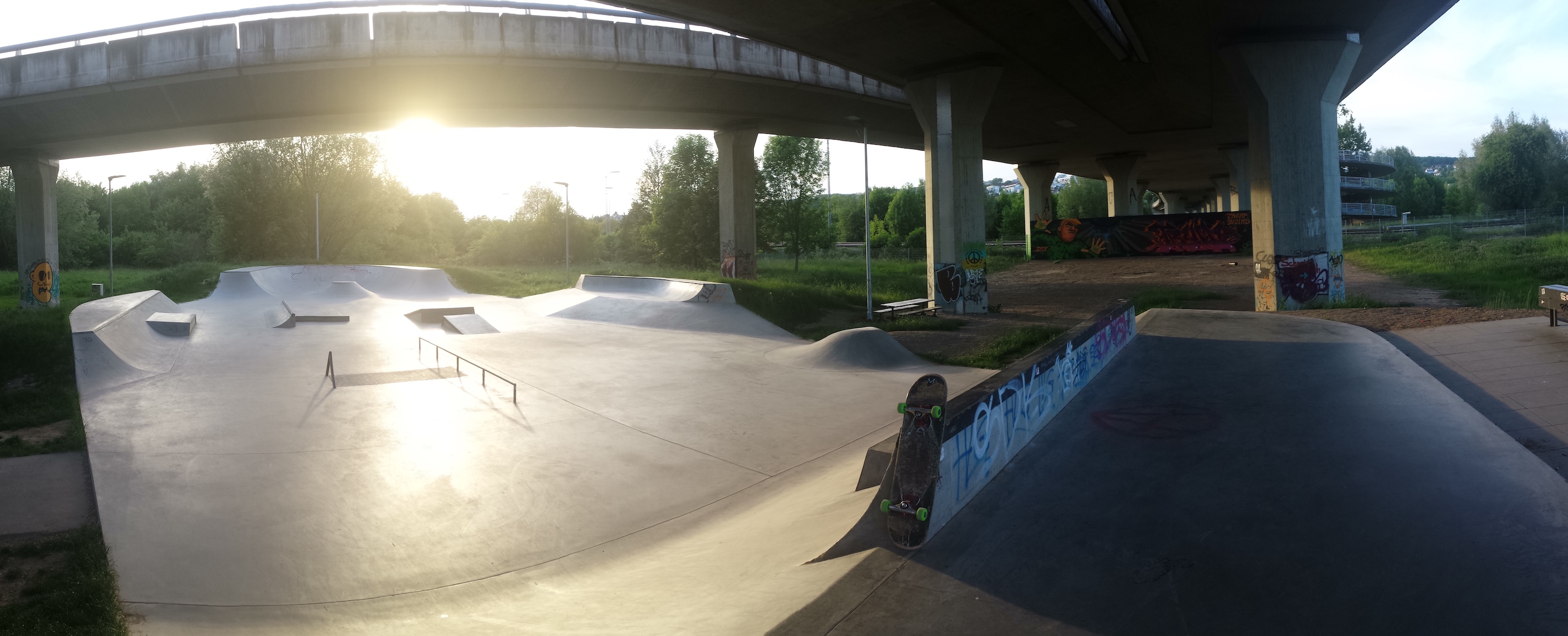 Blaustein Brücke Skatepark